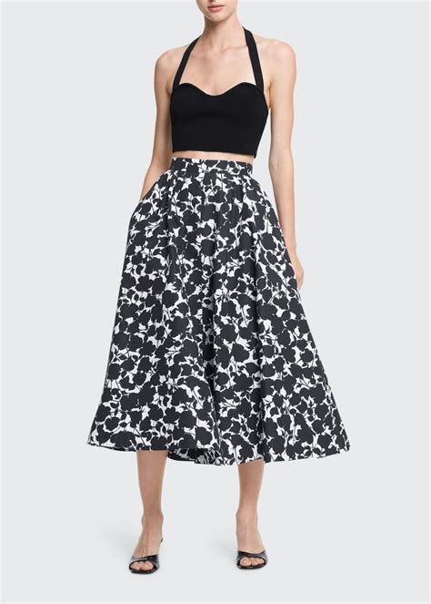 michael kors floral skirt